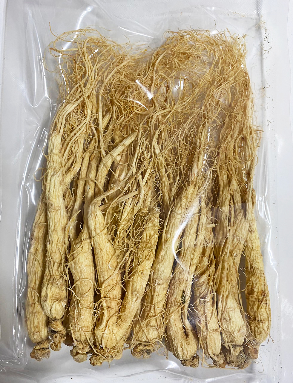 高麗人参 6年根長白山白参 100g/50g そのまま乾燥 野生環境露地栽培