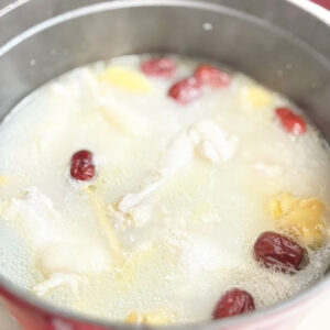 参鶏湯（サムゲタン）キットで出来上がり　高麗人参入り レシピ　たんぽぽ本舗