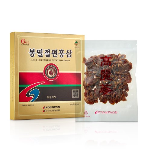 正官庄 6年根 蜂蜜切片紅参 新品、未開封 6年根蜂蜜切片紅参 300g 大容量 業務用 高麗人参蜂蜜漬け 抱川人参営農