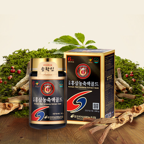 高麗人参エキス　高麗紅参濃縮液ゴールド　抱川人参農協組合